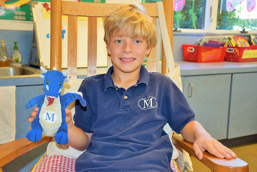 Student with Dragon