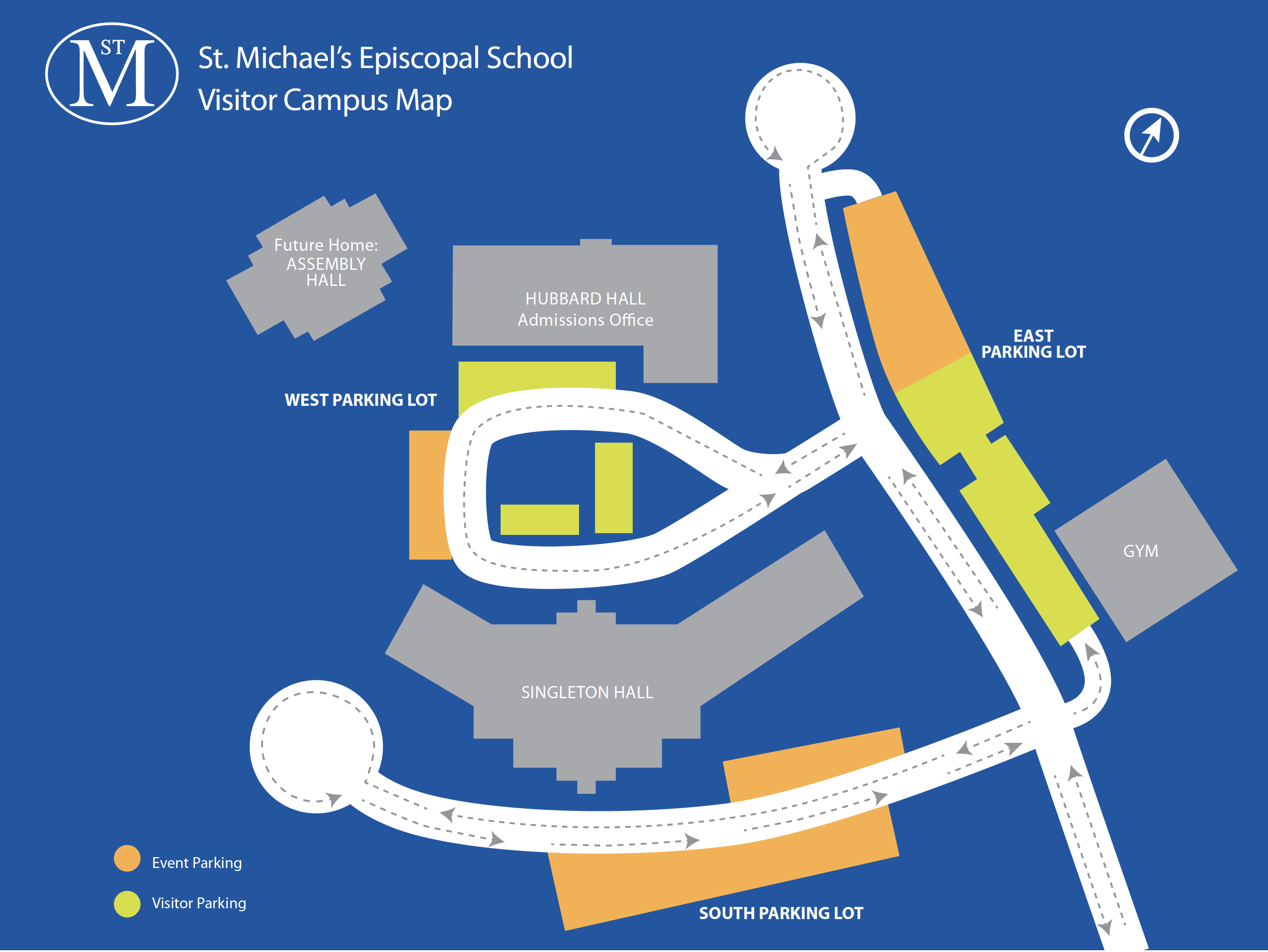 A Map Showing The Location Of St Michael S College An vrogue.co