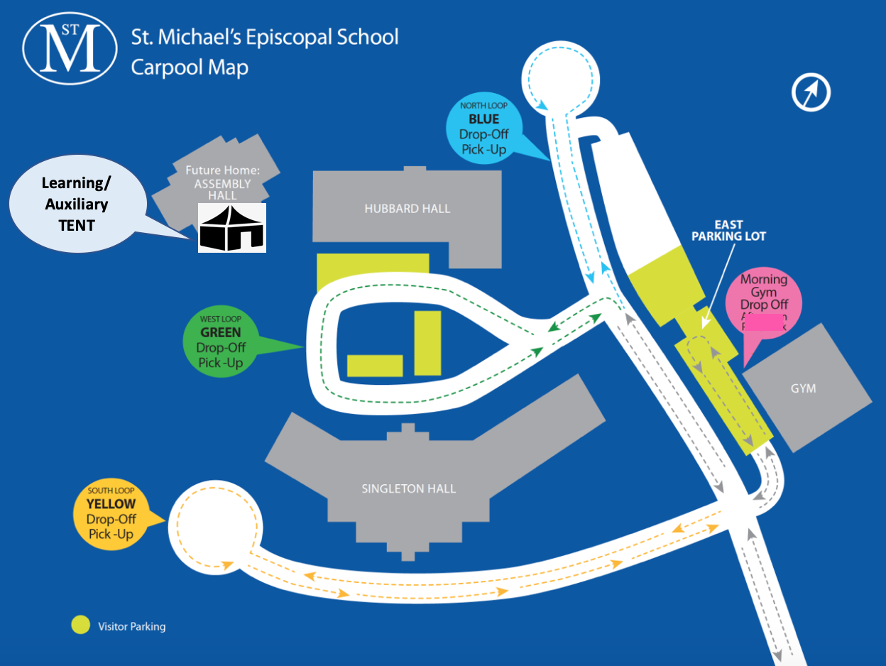 Carpool Map - Community - St. Michael's Episcopal School
