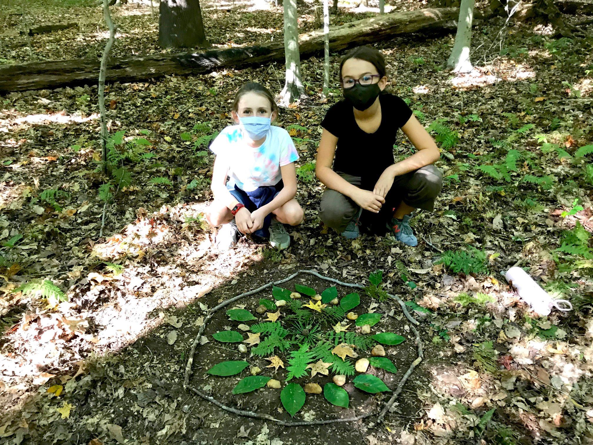 Our fourth graders learned about British sculptor Andy Goldsworthy and created their own art in nature. An accomplished artist, Mr. Goldsworthy creates temporary landscape art installations involving natural materials that reflect the passage of time.