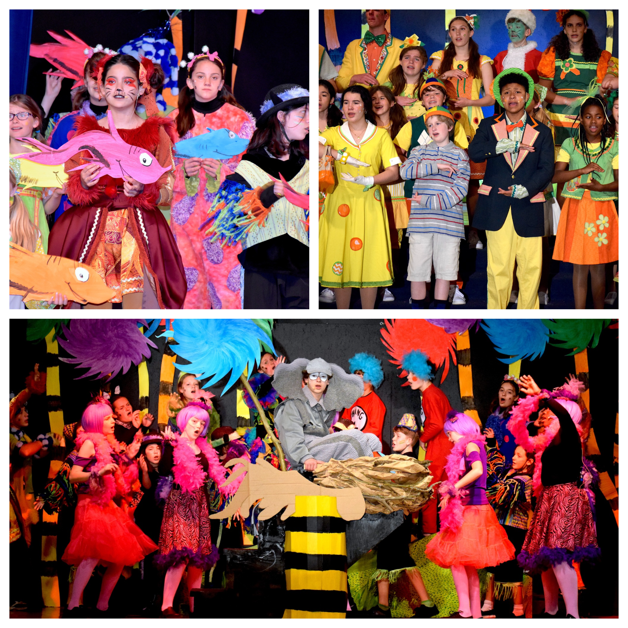 The 2022 Middle School theater production of Seussical Jr.