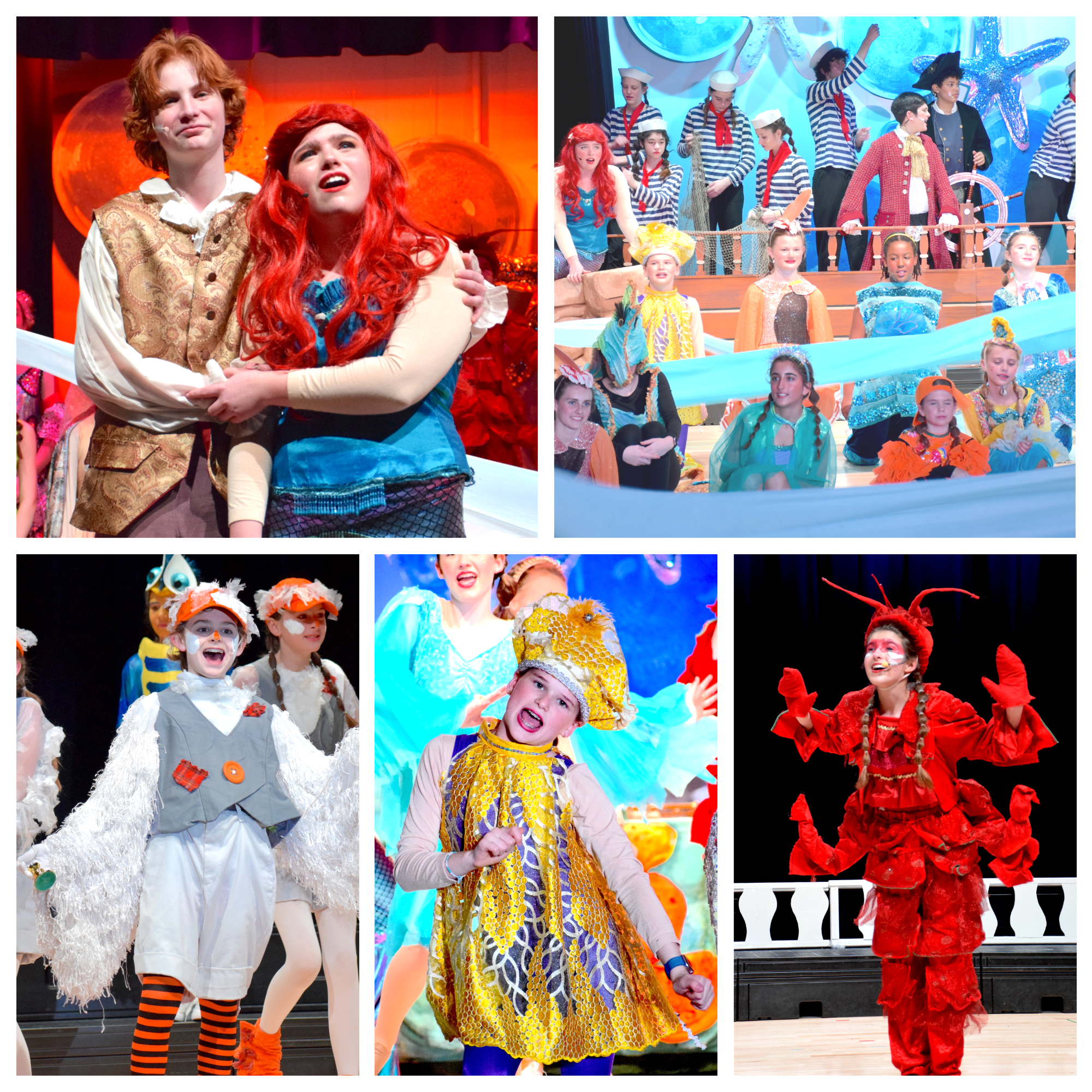 The 2025 Middle School theater production of The Little Mermaid Jr.