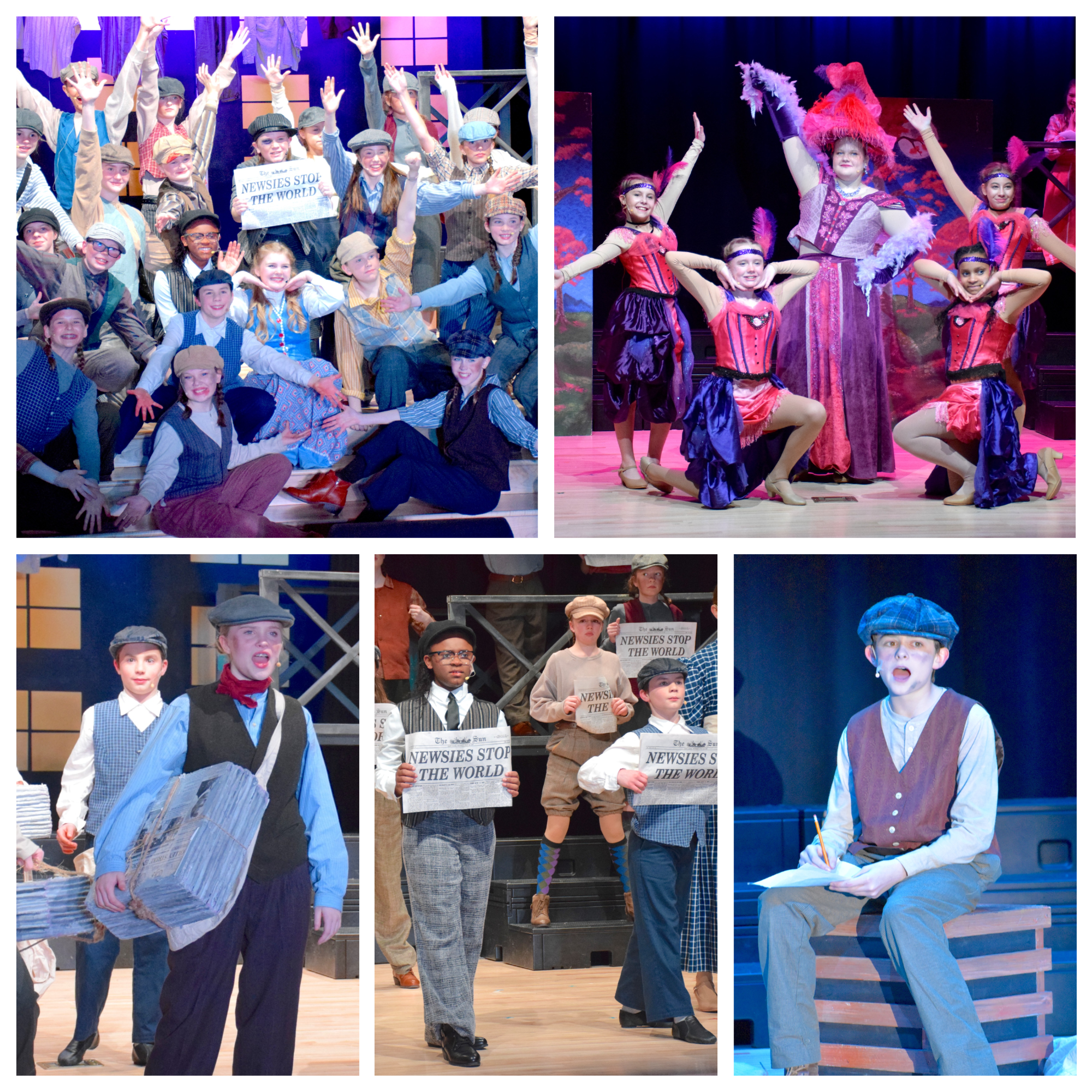 The 2026 Middle School theater production of Newsies Jr.